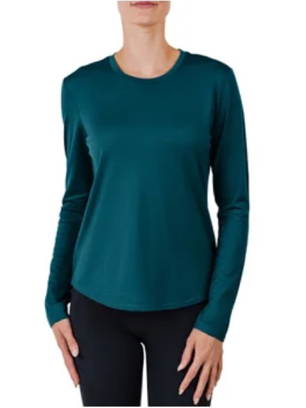 Segments - Merino Blend Long Sleeve Crewneck Women's Top